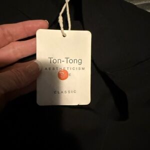 Ton-Tong - Black Dress Pants Small